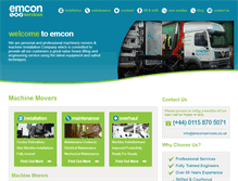 Tablet Screenshot of emconservices.co.uk